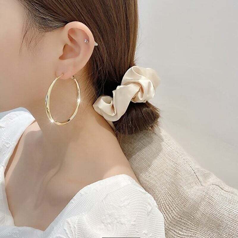 S925 Fashion Classic Circle Earrings