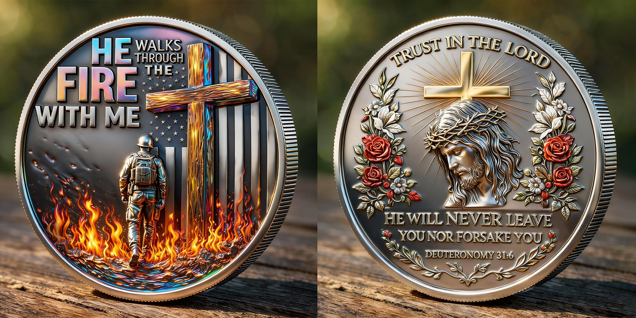 Christian Faith Challenge Coin