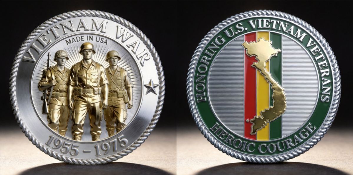 🏆Flash Sale 60% OFF - Vietnam War Veterans Commemorative Coin (1955–1975)