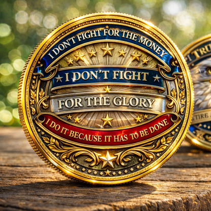 True Patriot American Soldier Challenge Coin