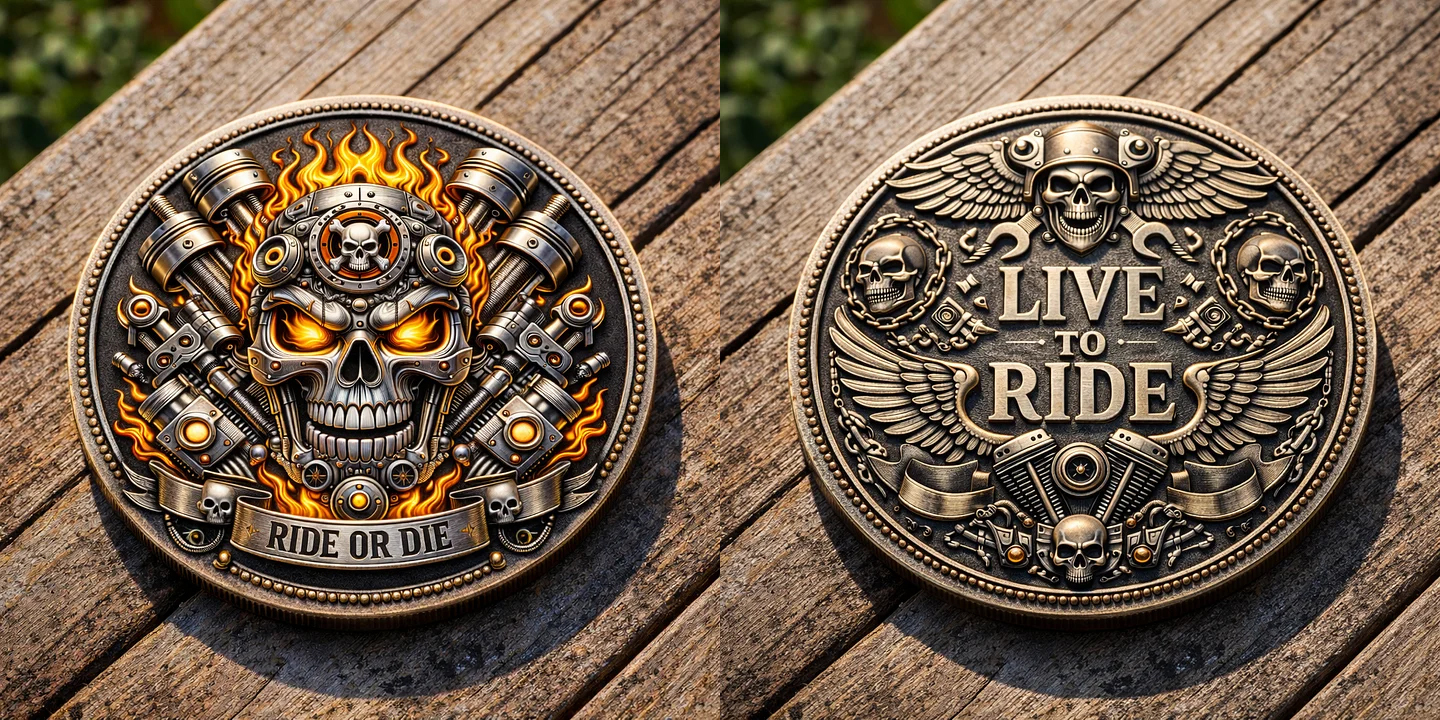 🏆Flash Sale 60% OFF - Born to Ride Coin