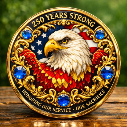 🏆Flash Sale 60% OFF - U.S. Semiquincentennial Bald Eagle Patriotic Coin