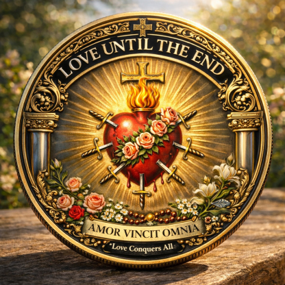 🏆Flash Sale 60% OFF -He Loved Us First Sacred Heart Coin
