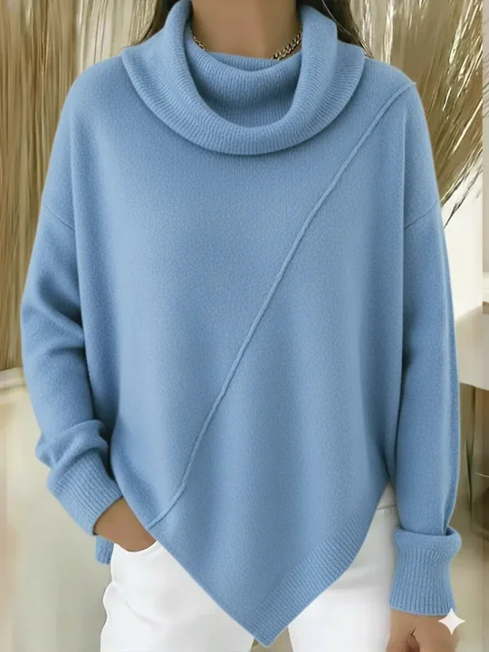 2025 Women's Autumn and Winter Cozy Cowl Neck Sweater