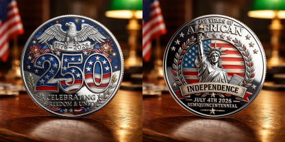 🏆Flash Sale 60% OFF - America 250th Anniversary Commemorative Coin — “Celebrating Freedom & Unity” 🇺🇸✨