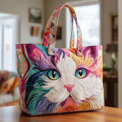 Catitude Quilted Tote Bag GFTOTP9923