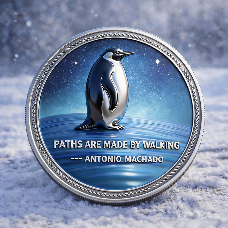 Paths Are Made by Walking But Why Commemorative Coin