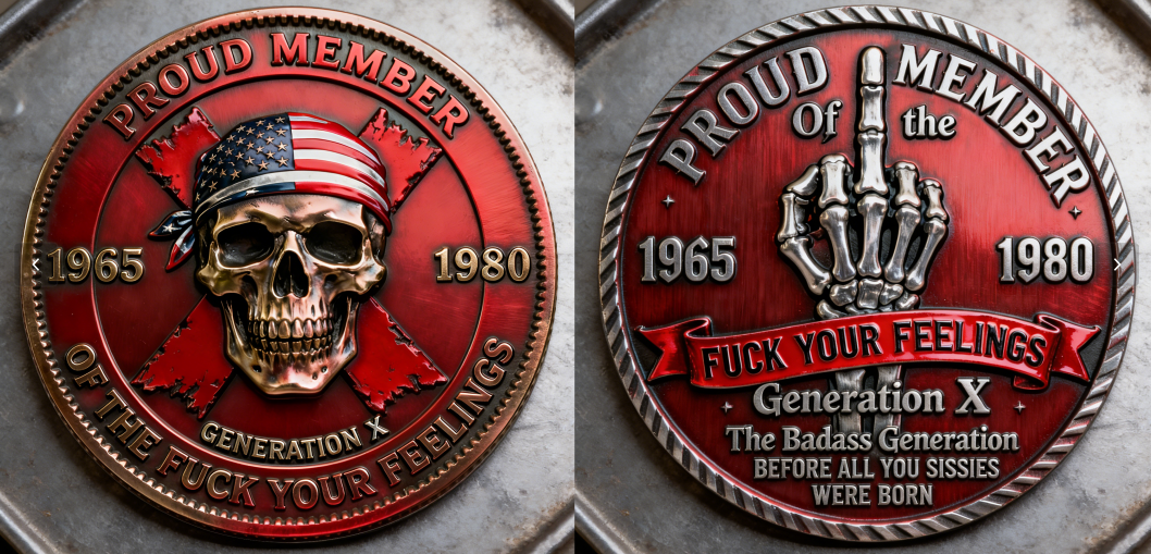 Gen X Skull coin