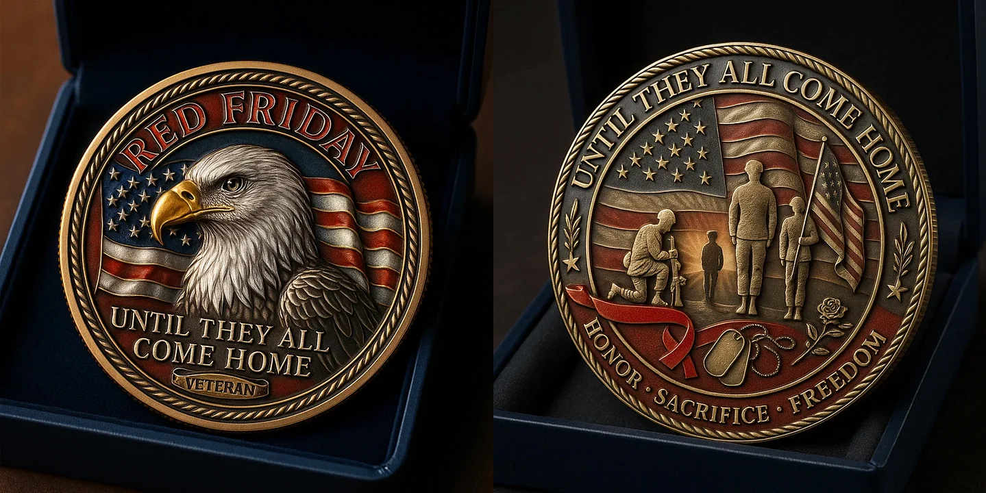 Red Friday Commemorative Coin
