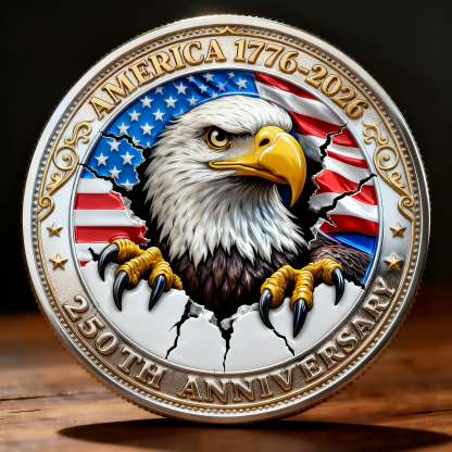 America 250th Anniversary Eagle Commemorative Coin
