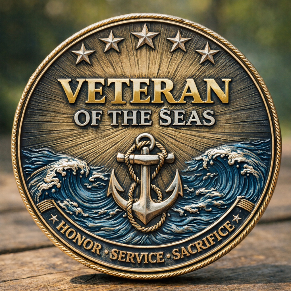 🏆Flash Sale 60% OFF - Veteran of the Seas Commemorative Coin