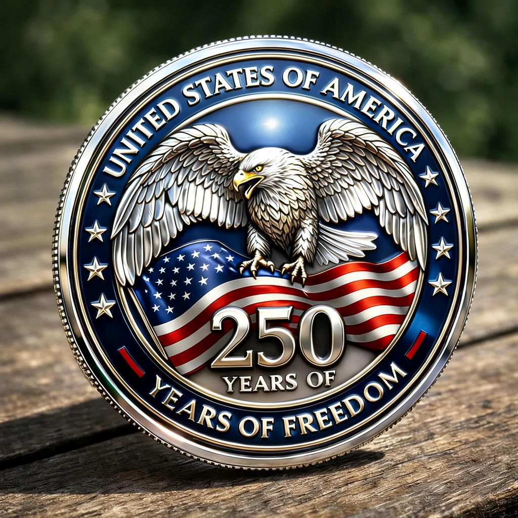 United States of America 250th Anniversary Commemorative Coin