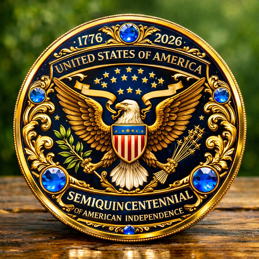 🏆Flash Sale 60% OFF - U.S. Semiquincentennial Bald Eagle Patriotic Coin