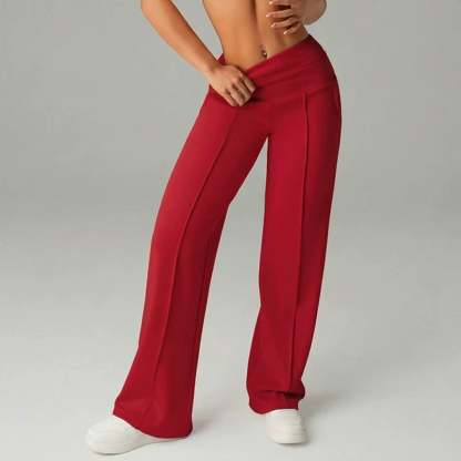 💕Women's Plain Loose Straight Leg Pants