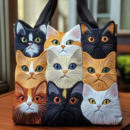 Cat Purrs Quilted Tote Bag GFTOMA1566