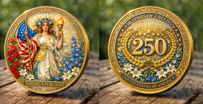 🏆Flash Sale 60% OFF - America in Bloom 250th Anniversary Commemorative Coin