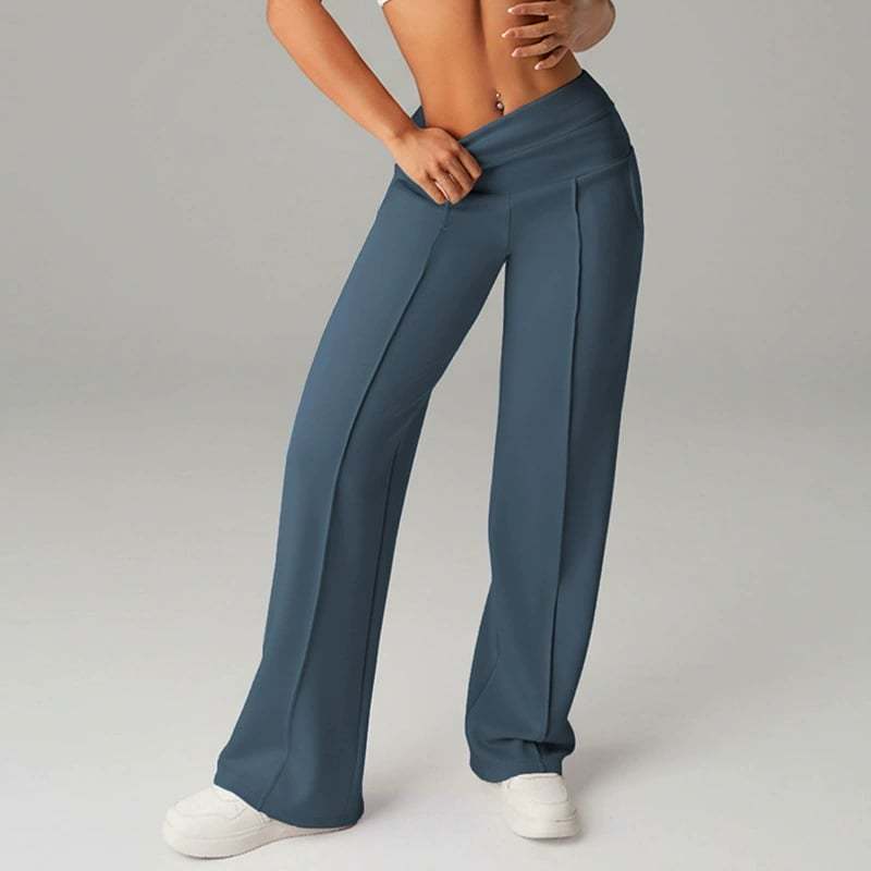 💕Women's Plain Loose Straight Leg Pants