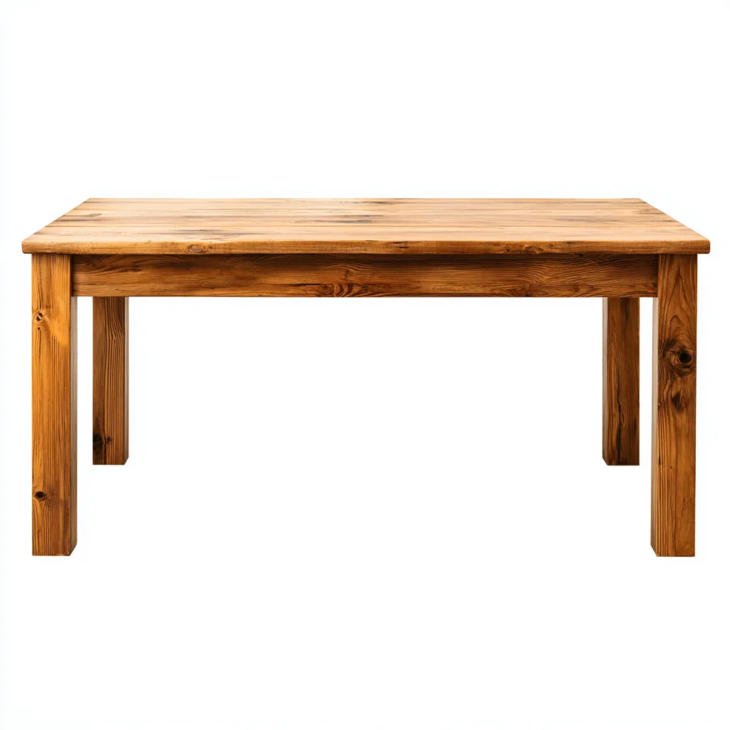 Tavolo da giardino in legno massello 160x85x75 cm - marrone - design classico-Hutete