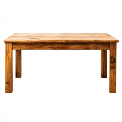 Tavolo da giardino in legno massello 160x85x75 cm - marrone - design classico-Hutete