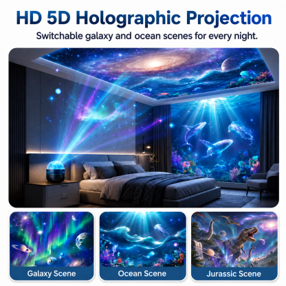 🌌5DMini Galaxy Star Projector🧸