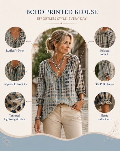 Polka Dot Lace Up Blouse