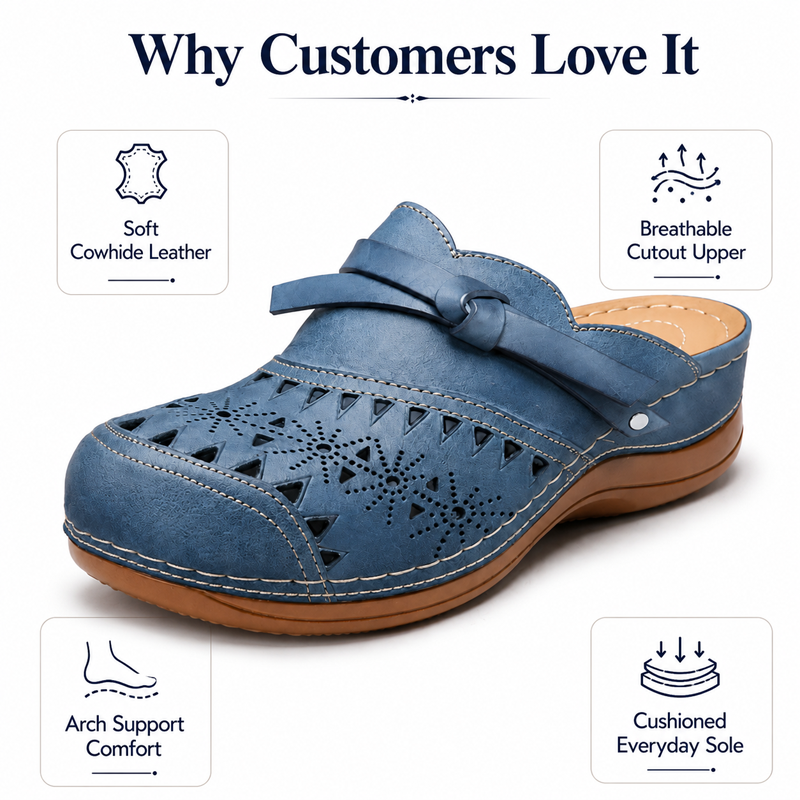 Last day 70% off-Women’s Bowknot Wedge Sandals – Arch Support & Everyday Comfort