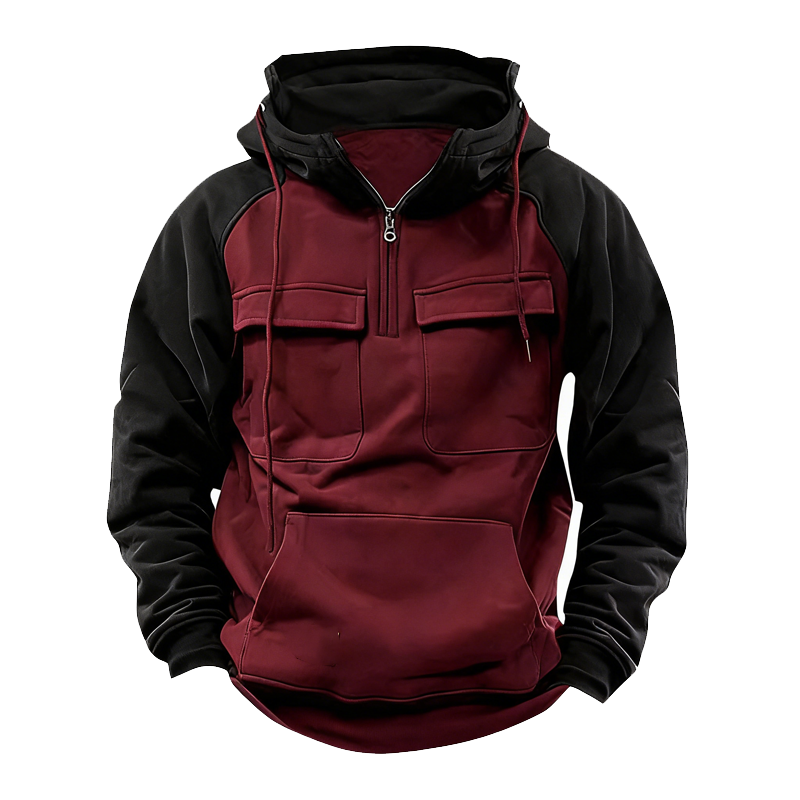 🎅 50% OFF | New Autumn/Winter Men's Solid Color Hooded Casual Sweatshirt