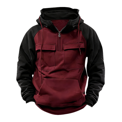 🎅 50% OFF | New Autumn/Winter Men's Solid Color Hooded Casual Sweatshirt