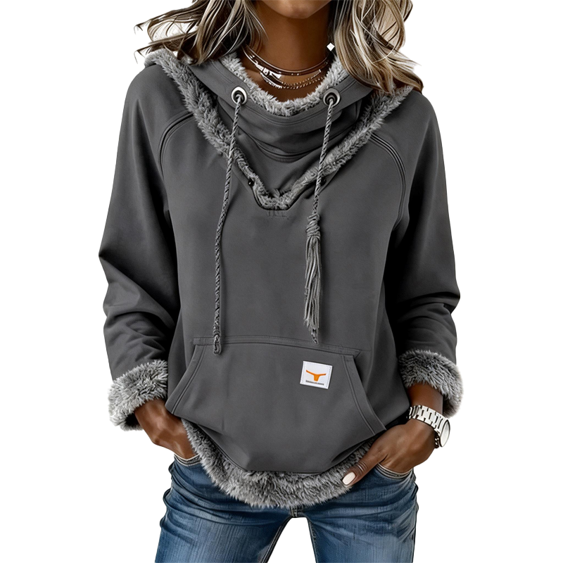 🎄Clearance Sale🔥Women's Western Retro Hooded Warm Sweatshirt