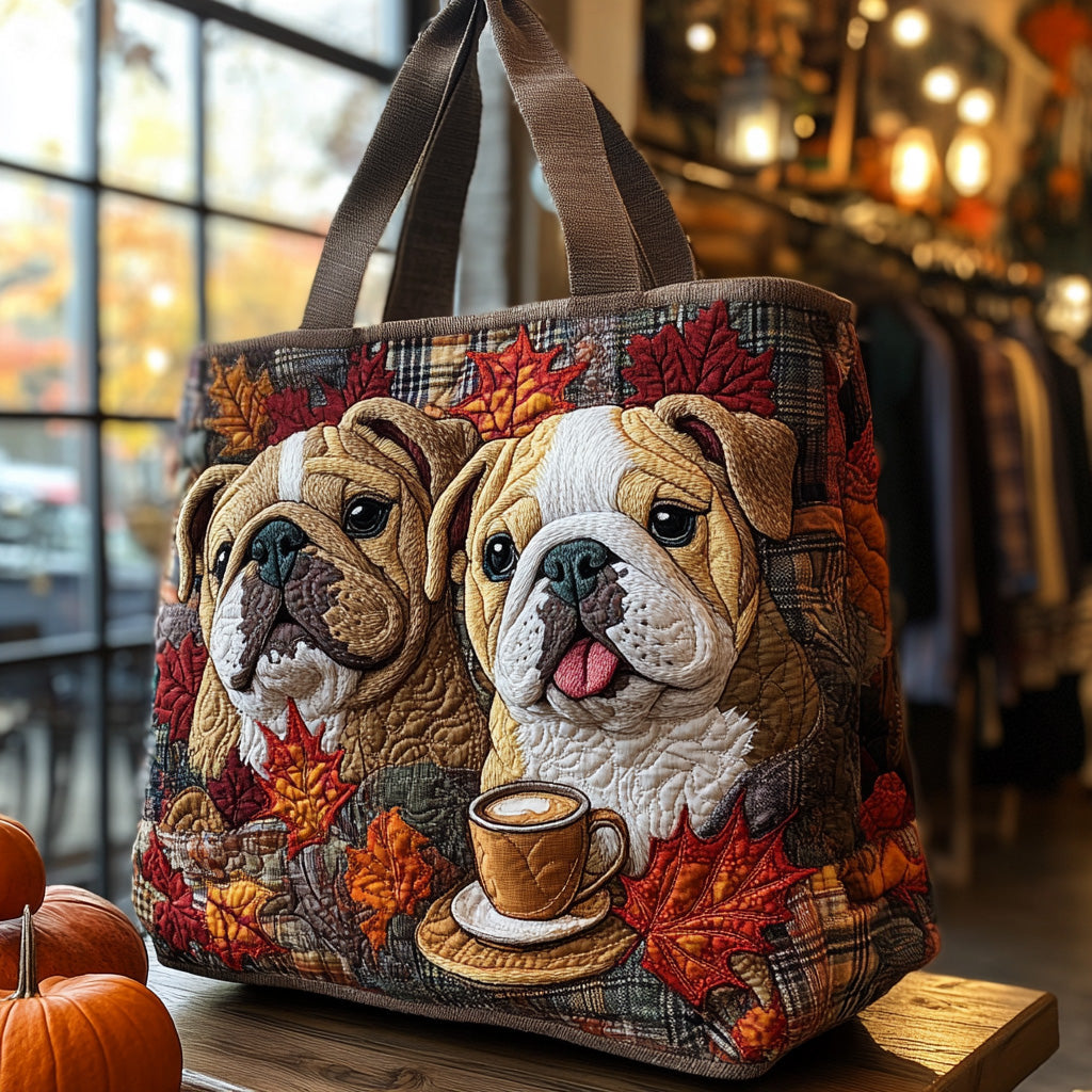 Rusty Paws Quilted Tote  Bag