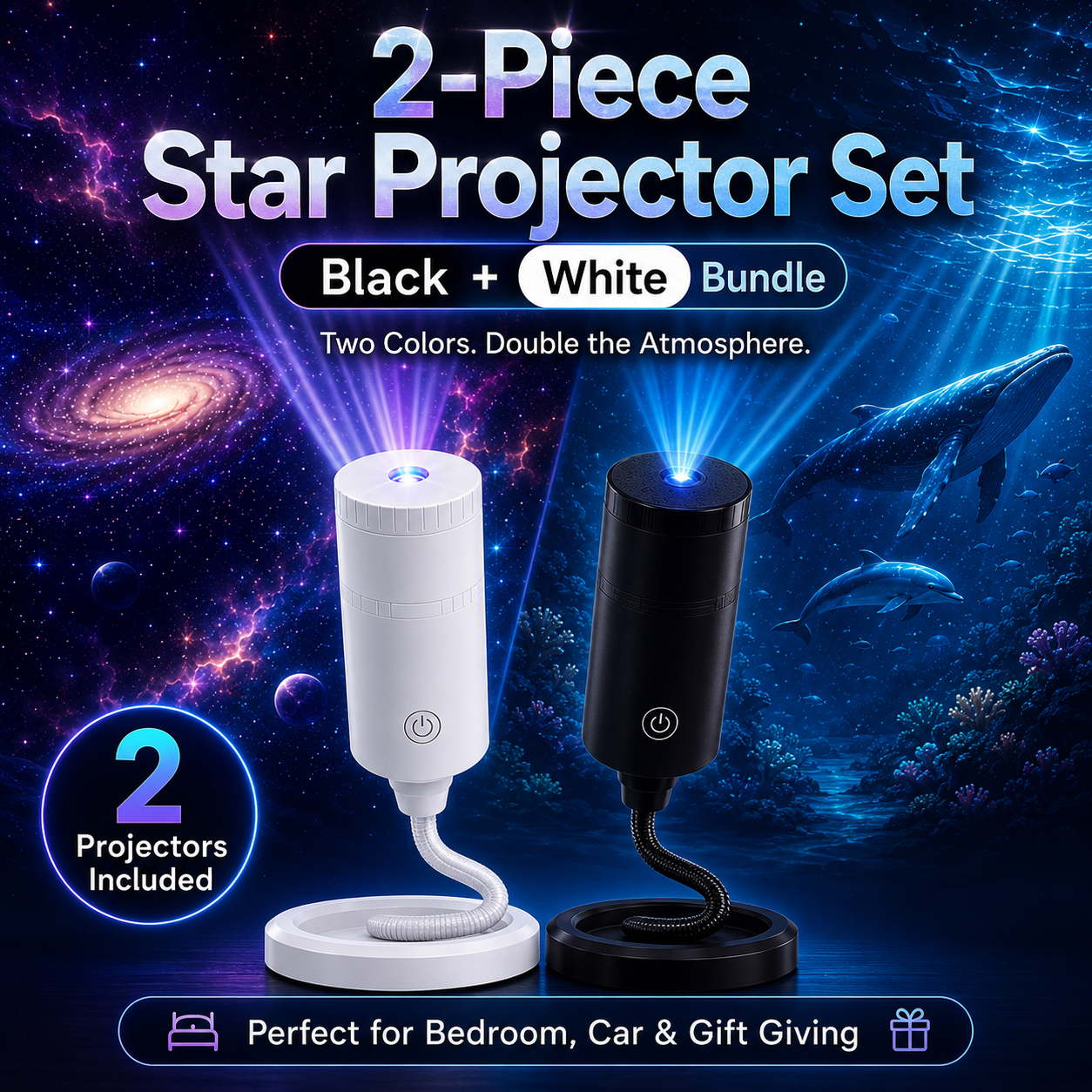 🌌✨5D Mini Galaxy Star Projector🧸