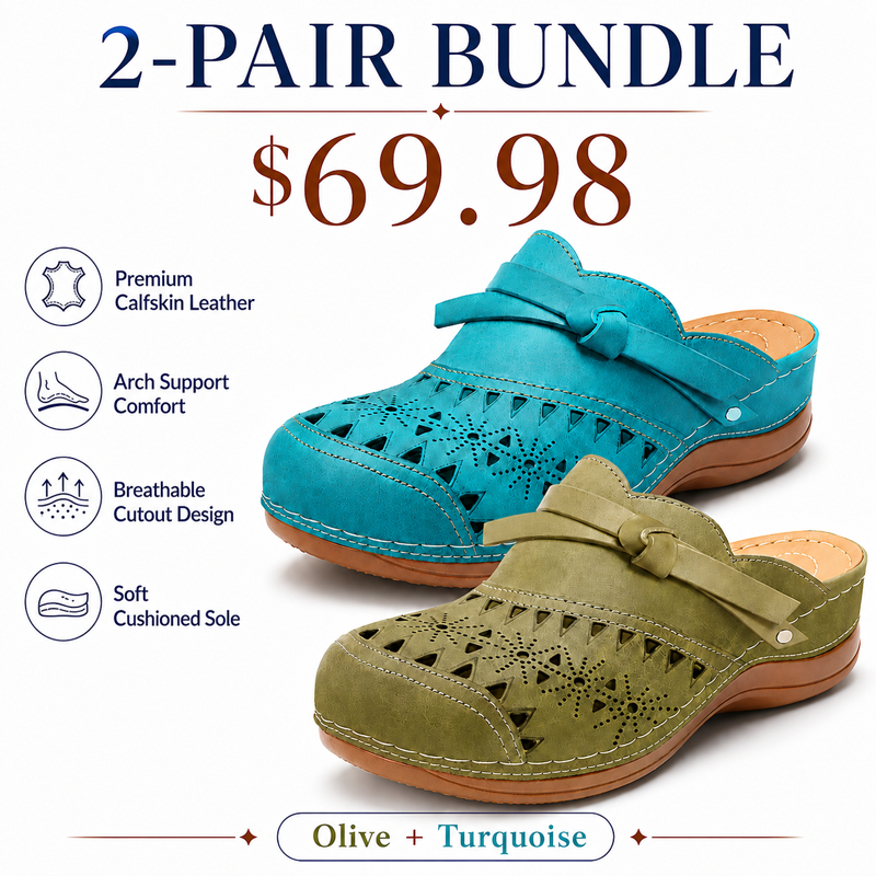 Last day 70% off-Women’s Bowknot Wedge Sandals – Arch Support & Everyday Comfort