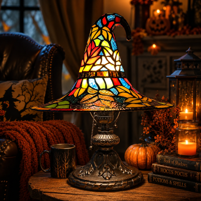 🔥Magical Halloween Stained Glass-Style Lamps – 50% OFF Today🎁