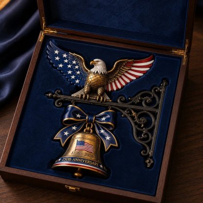 🔔 Ring in the Semiquincentennial: 1776-2026 "Spirit of Liberty" Eagle Bell🦅