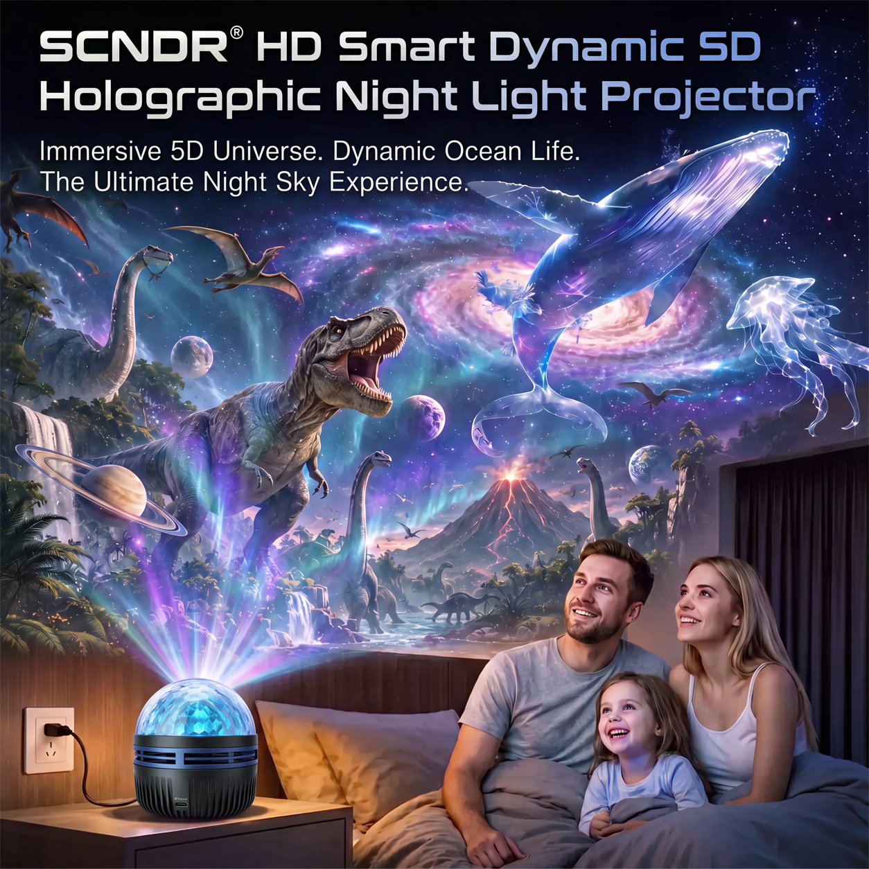 🌌5DMini Galaxy Star Projector🧸