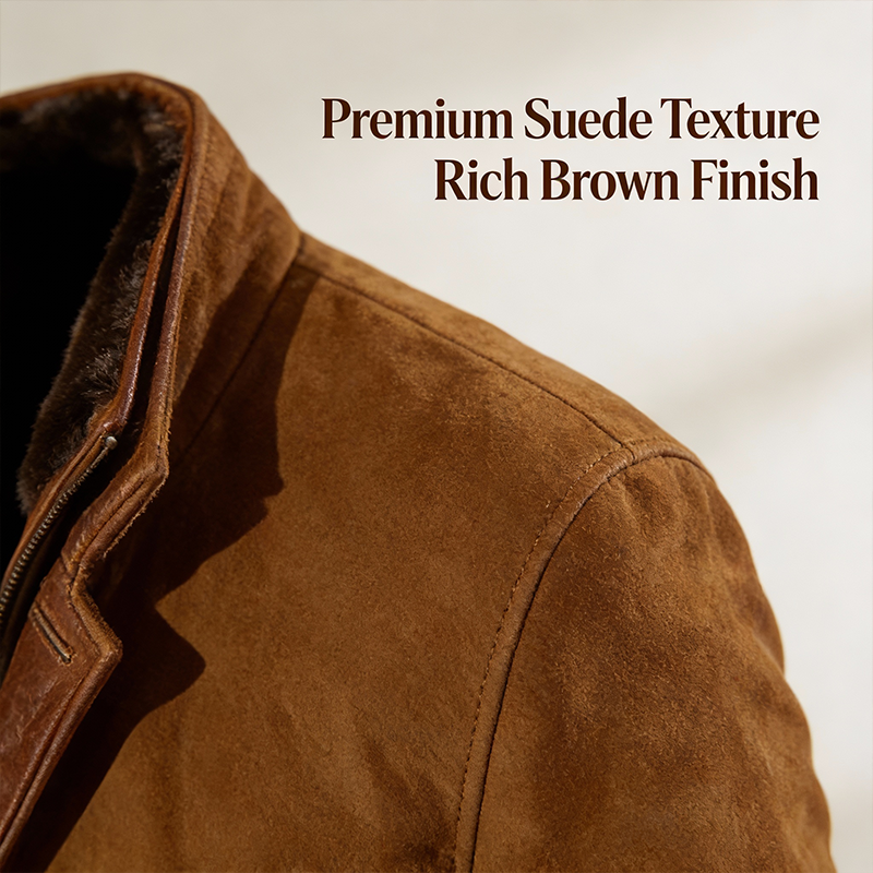 ⏰Promotion 50% OFF-Men’s Vintage Mid-Length Suede Jacket