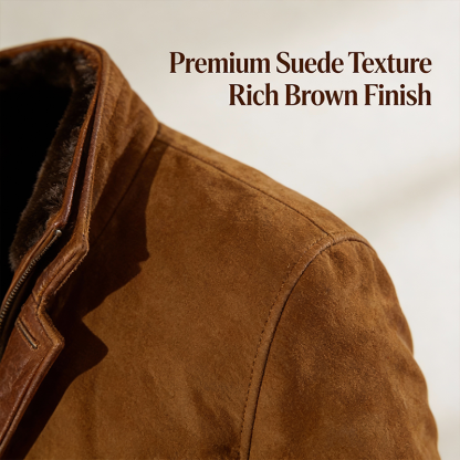⏰Promotion 50% OFF-Men’s Vintage Mid-Length Suede Jacket