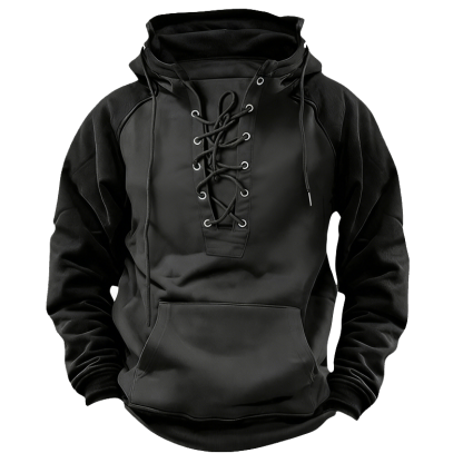 🎅 50% OFF | New Autumn/Winter Men's Solid Color Hooded Casual Sweatshirt