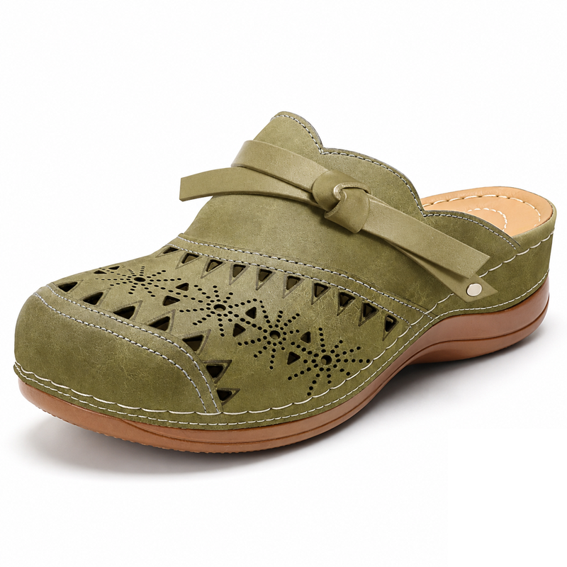 Last day 70% off-Women’s Bowknot Wedge Sandals – Arch Support & Everyday Comfort