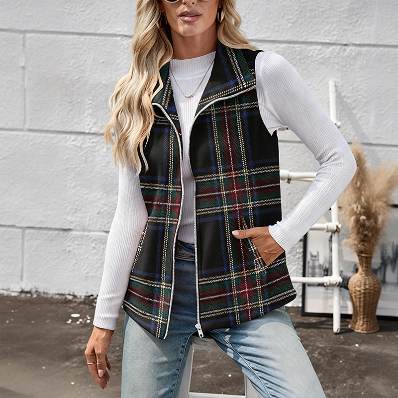 ⏰Promotion 50% OFF -Women’s New Zip-Up Sleeveless Wool Top