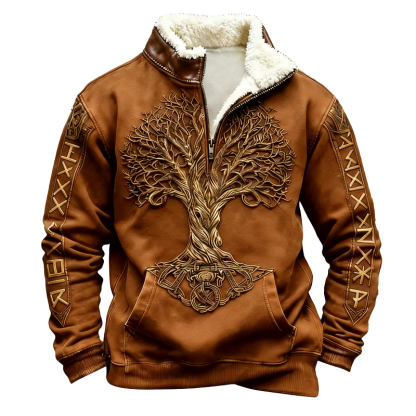 ⏰Promotion 50% OFF -Men’s Western-Style Wool Half-Zip Pullover