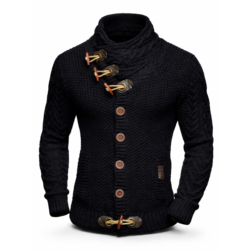 ⏰Promotion 50% OFF -Men’s Wool Cable-Knit Toggle Cardigan with Shawl Collar