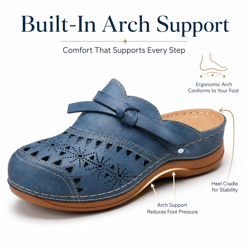 Last day 70% off-Women’s Bowknot Wedge Sandals – Arch Support & Everyday Comfort
