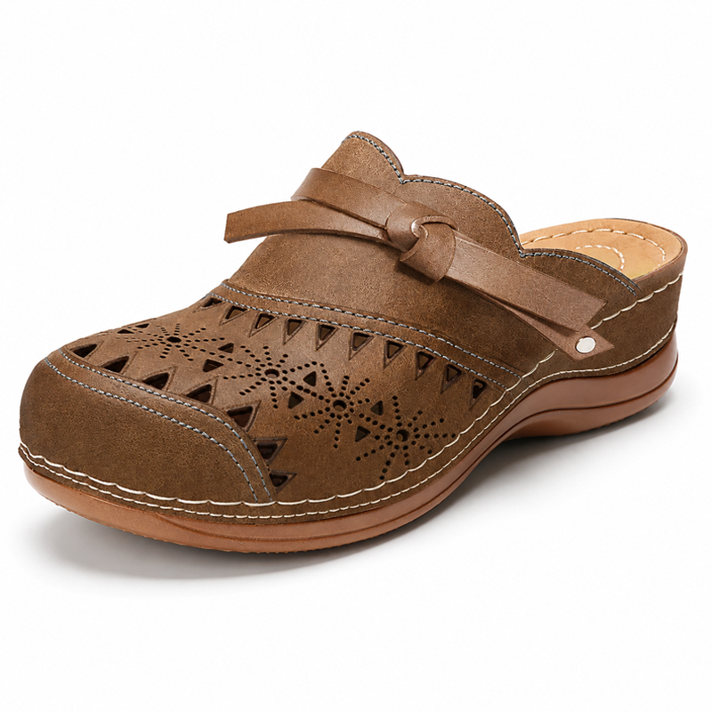 Last day 70% off-Women’s Bowknot Wedge Sandals – Arch Support & Everyday Comfort