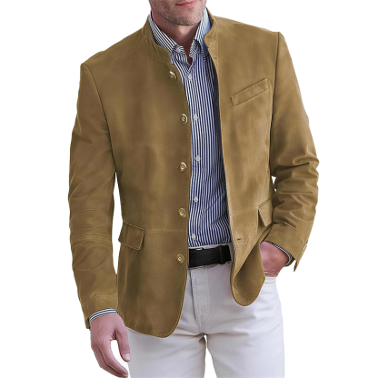 ⏰Promotion 50% OFF -New Men’s Vintage Suede Jacket 
