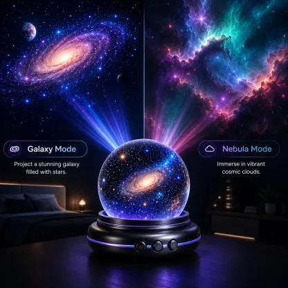 🌌🔮5D Mini Galaxy Star Projector🧸