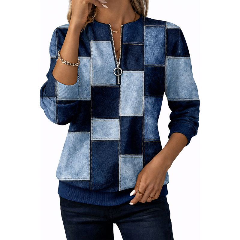 🎄Promotion 50% OFF -Women's new half-zip sweatshirt