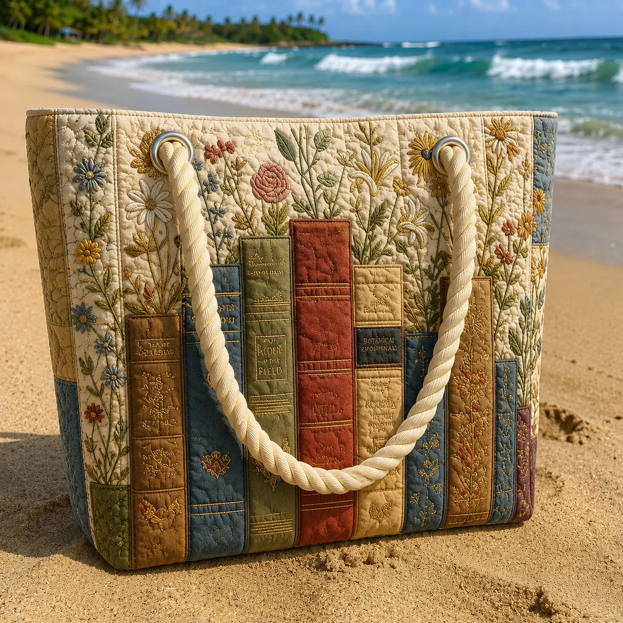 Quilted Beach Bag