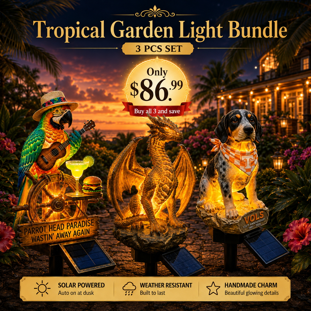 💗Magical Solar Garden Lights Collection-Limited Edition