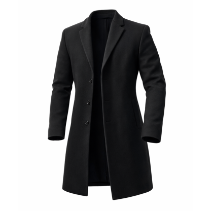 Men’s Premium Wool Blend Overcoat